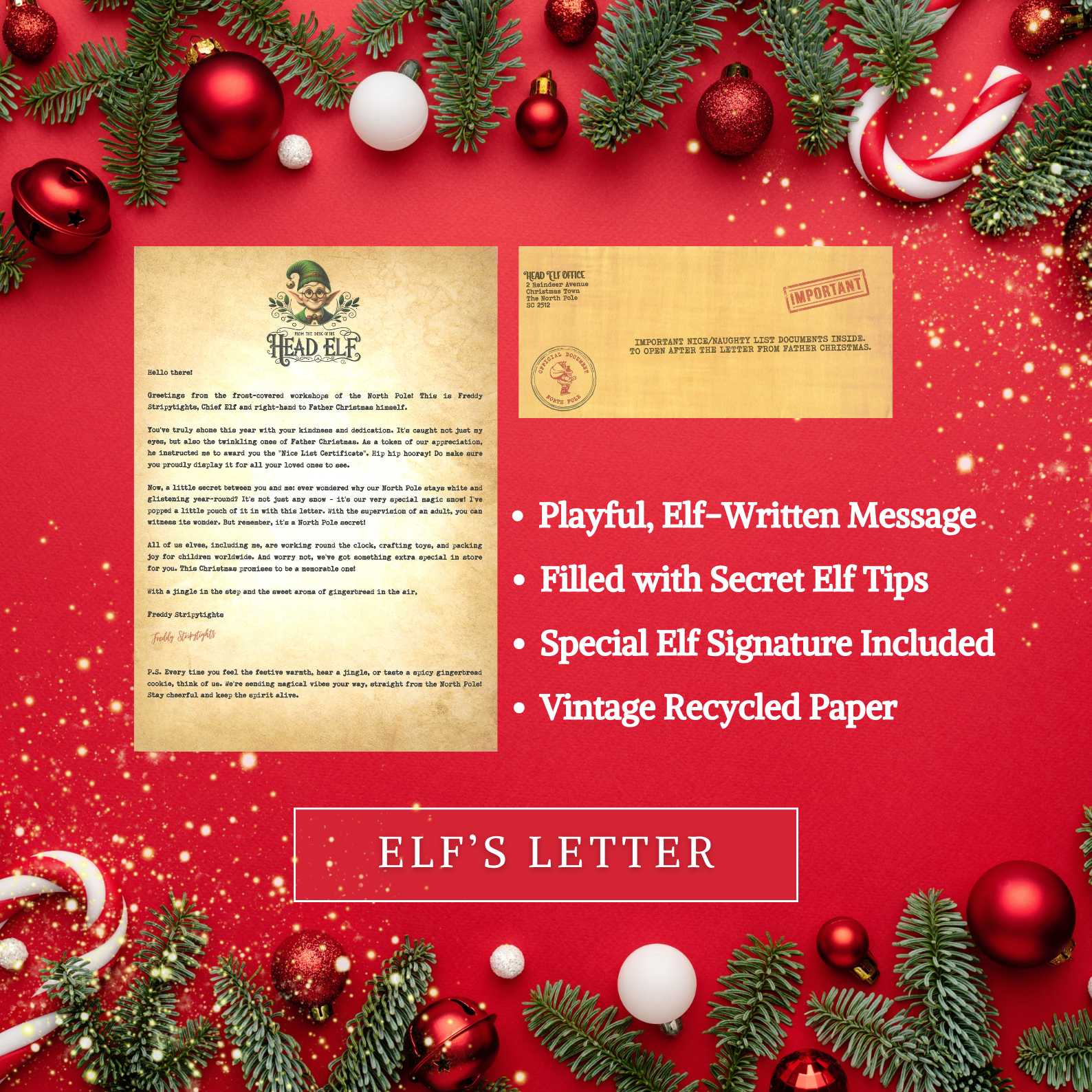 Luxury Personalised Letter