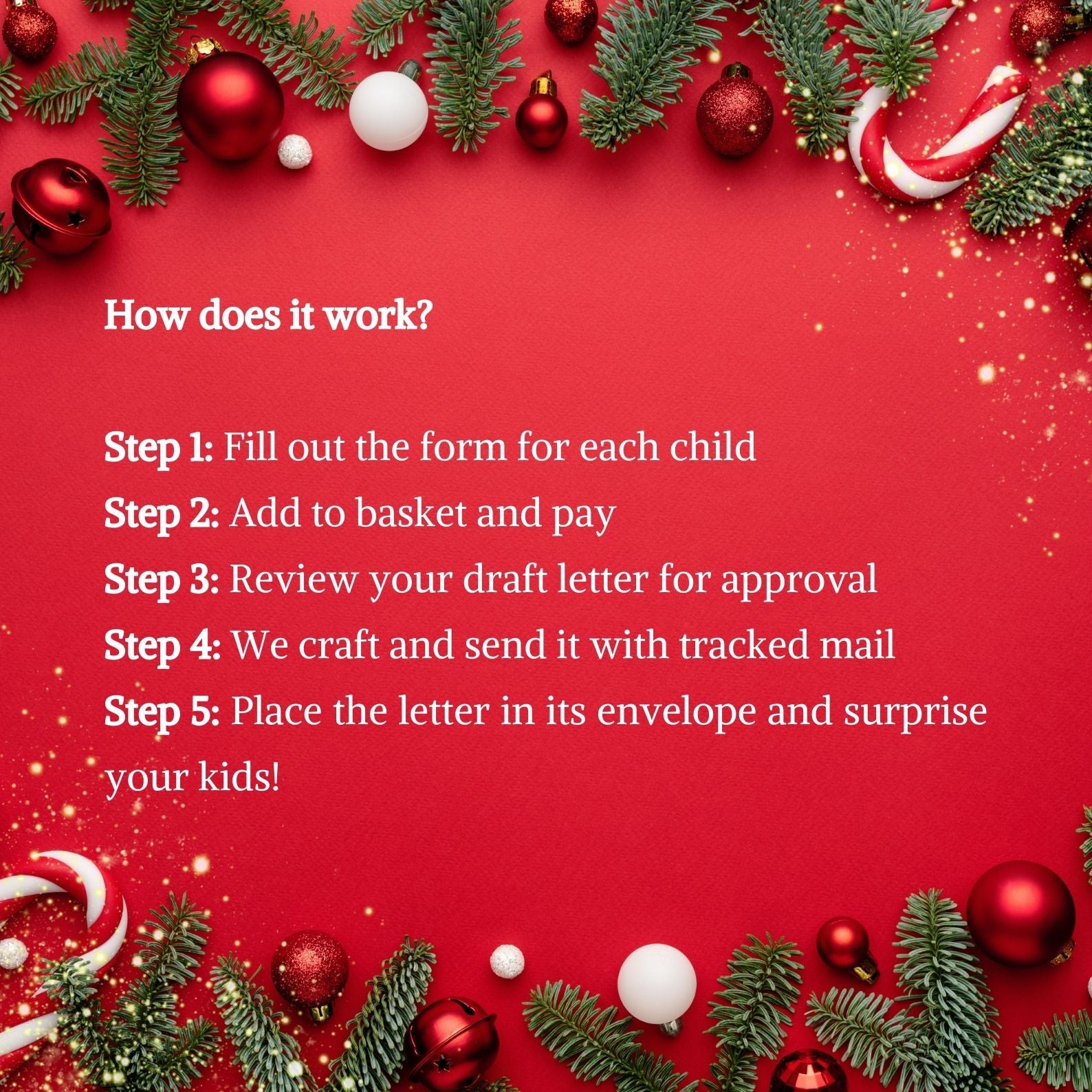 Luxury Personalised Letter