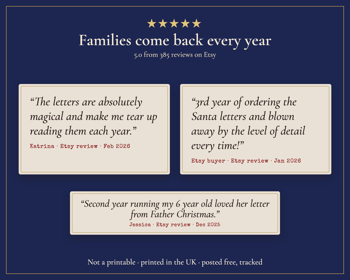 Claus Post customer review quotations displayed on a navy card.