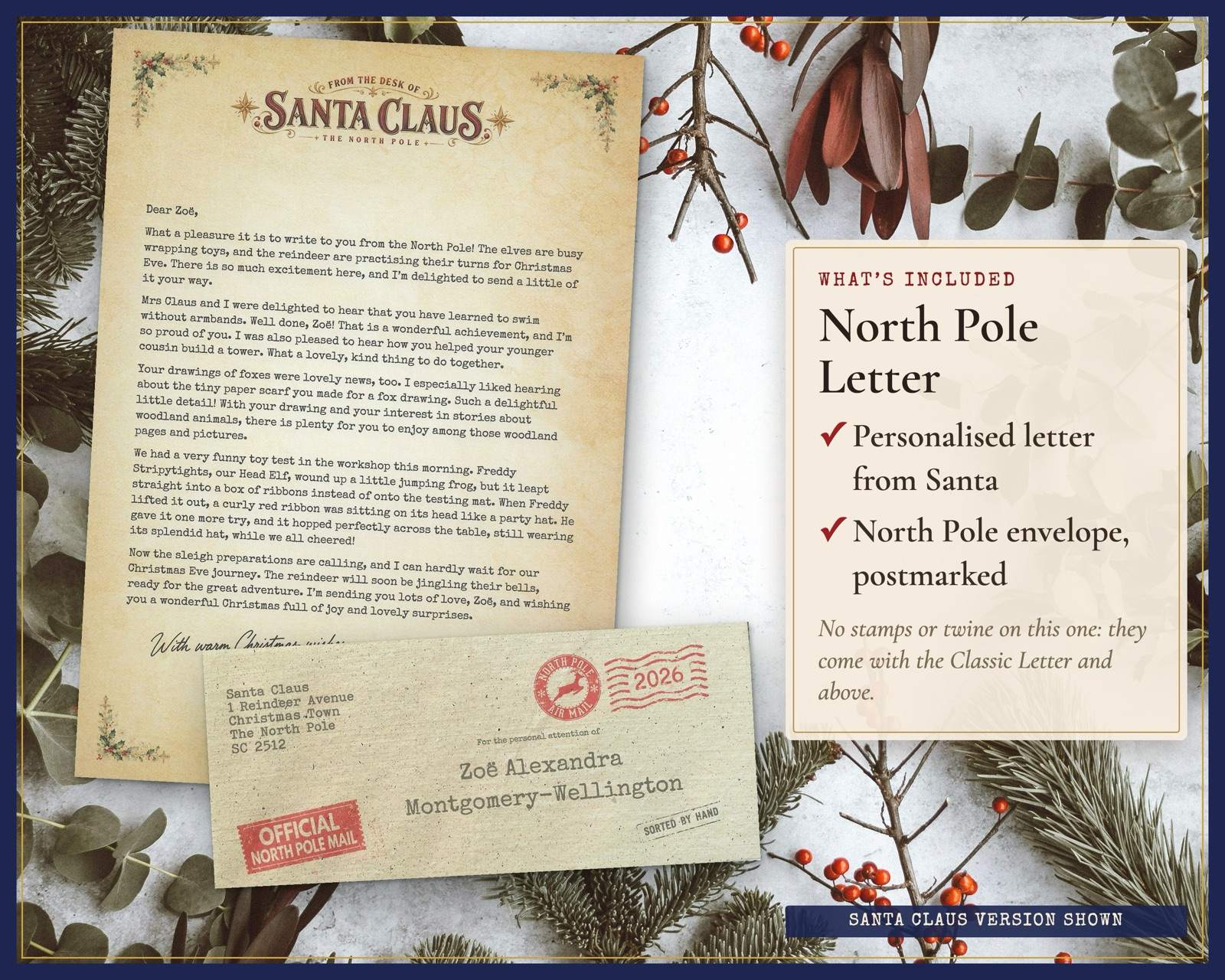 North Pole Letter