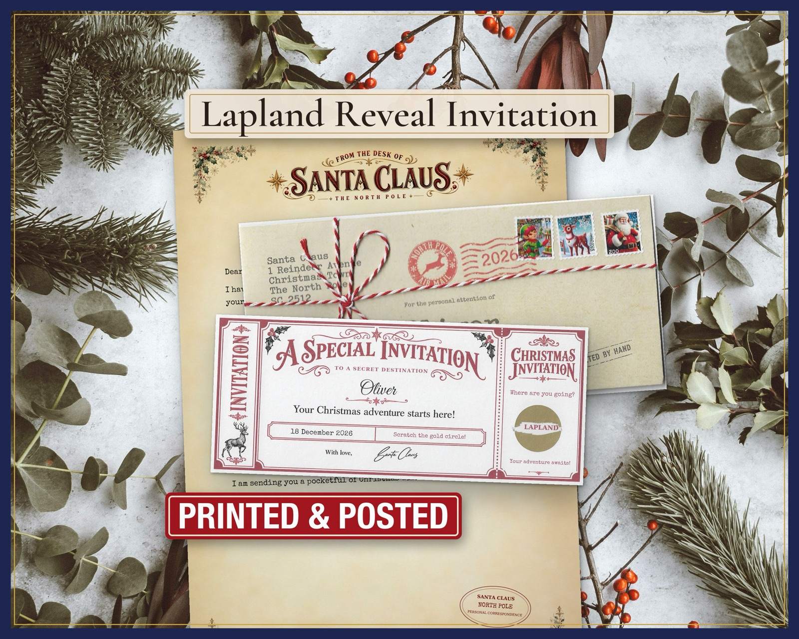 Lapland Reveal Invitation