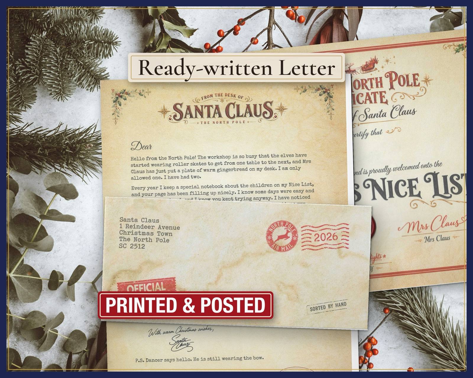 Ready-written Letter Set