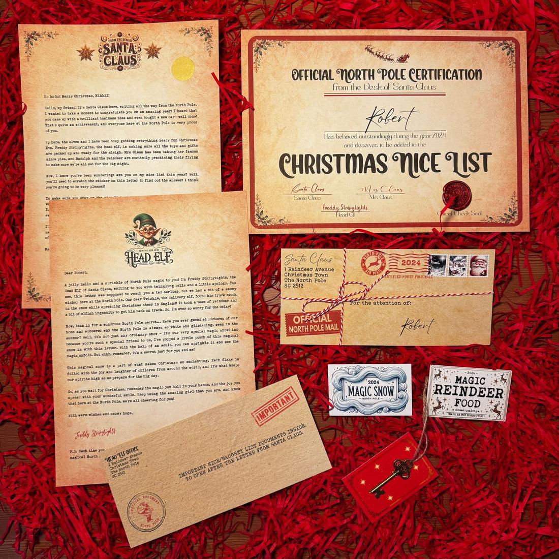 The Wonder of Our Original Santa Letters