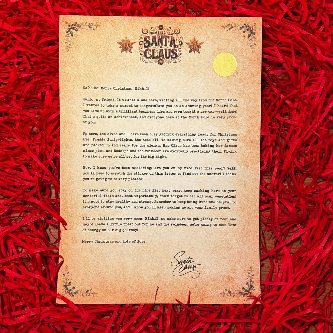 The Magic of Our Luxury Santa Letters