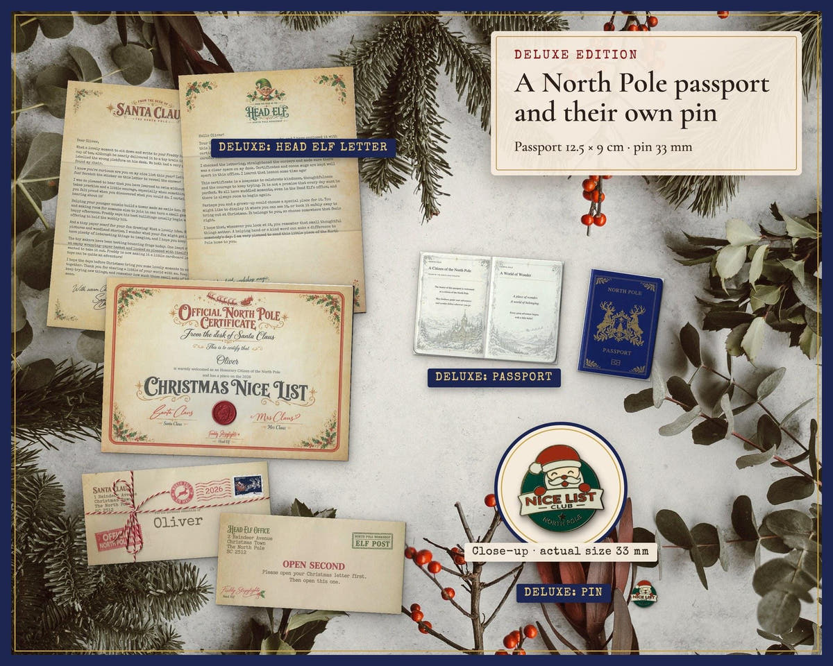 Letter from Santa: product photograph 10