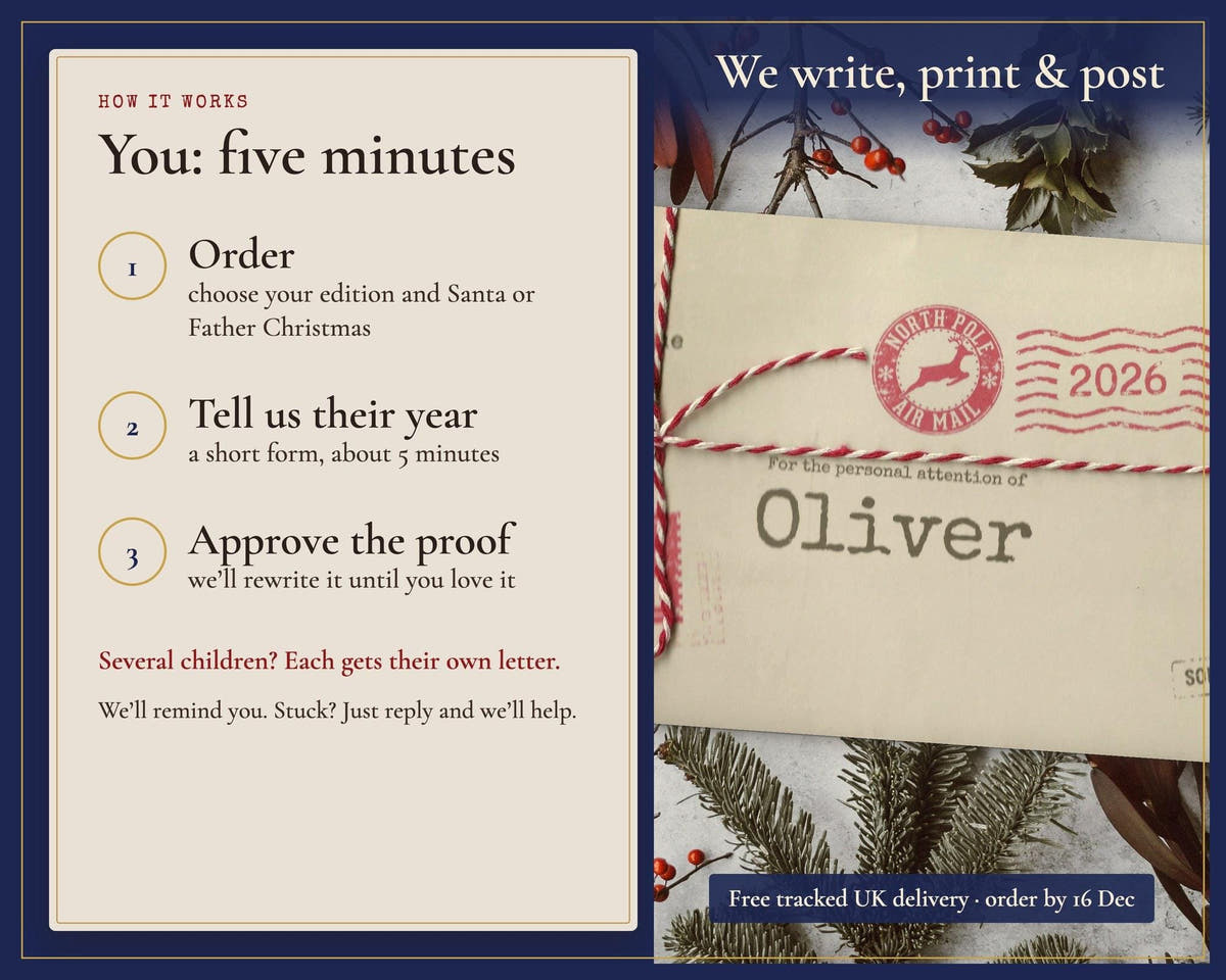 Letter from Santa: product photograph 11