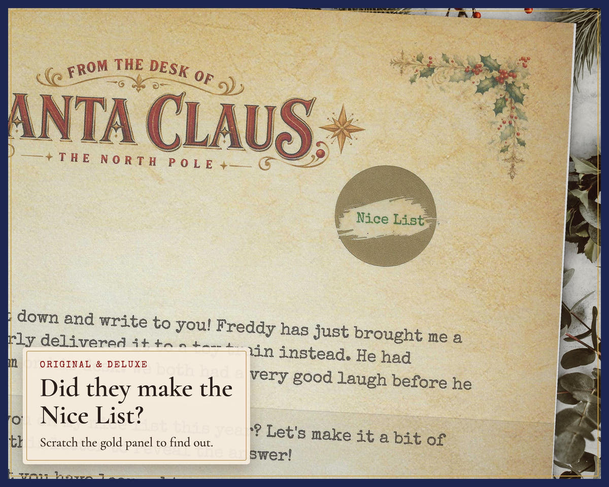 Letter from Santa: product photograph 3