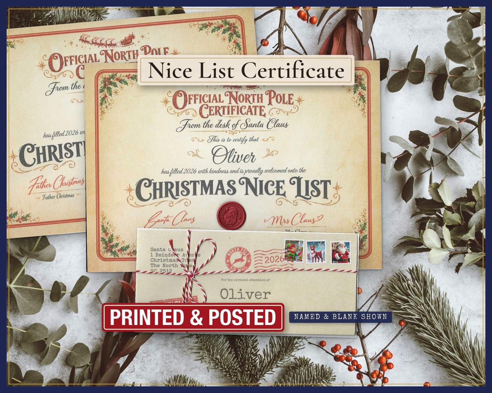 Nice List Certificate